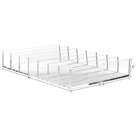 Mantello Clear Acrylic Makeup Organizer