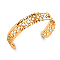 intricate Open Link Cuff Bracelet in Stainless Steel (7.0 In)