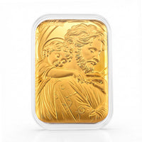 24K Gold Holy Family Embossed Sheet (31x45.5mm) 10mg