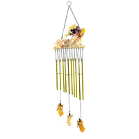 Closeout Flat Resin Chime - Angel Black