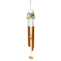 Closeout Bell Top Resin Chime - Cat