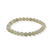 Nephrite 105.00 ctw Beaded Stretch Bracelet (6-6.5In)