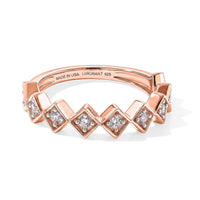 Luxuriant Lab Grown Diamond (G-H, SI) Ring in 18K Vermeil Rose Gold Over Sterling Silver (Size 10.0) 0.25 ctw