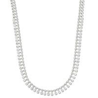 Ankur Treasure Chest Luxuriant Lab Grown Diamond (SI) Necklace (18 Inches) in Sterling Silver 7.90 ctw