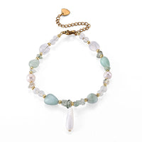 Multi Gemstone 25.00 ctw Bracelet in Goldtone and ION Plated YG Stainless Steel (6.50-8.50In)