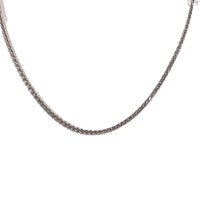 Sterling Silver Diamond-cut Palm Chain Necklace (22 Inches) (Ships in 12-15 Days) (13.20 g)