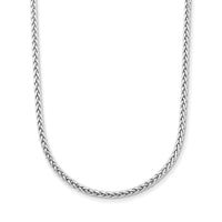 Sterling Silver Diamond-cut Palm Chain Necklace (22 Inches) (Ships in 12-15 Days) (13.20 g)