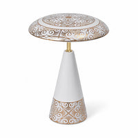 Livmore Black and Gold Magnetic Table Lamp (3 Color Change When Touch Top and Long Press on The Top)