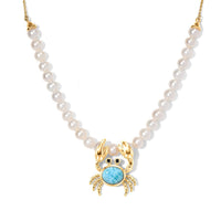 GP AAA Larimar, Multi Gemstone Necklace (18 Inches) in 18K Vermeil YG Over Sterling Silver 2.40 ctw