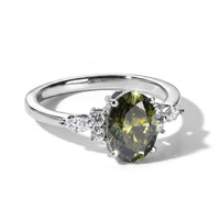 SGL Certified 950 Platinum Luxuriant Lab Grown Green Diamond (IR), Lab Grown Diamond (E-F, VS) Solitaire Ring (Size 6.0) (5.40 g) 2.30 ctw