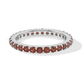 Simulated Orange Color Diamond Ring in Sterling Silver (Size 6.0) - Sticky add to cart bar