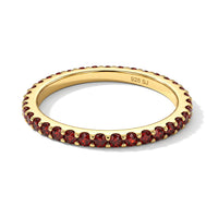 Simulated Orange Color Diamond Ring in 14K Yellow Gold Over Sterling Silver (Size 12.0)