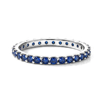 Simulated Blue Diamond Ring
