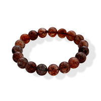 Super Blackgold Quartz Beaded Stretch Bracelet 150.00 ctw