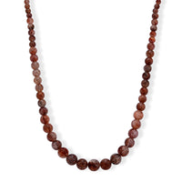 D'Joy Super Blackgold Quartz Beaded Necklace (20-22 Inches) in Rhodium Over Sterling Silver 320.00 ctw