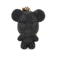 Black Bear Crystal Keyring