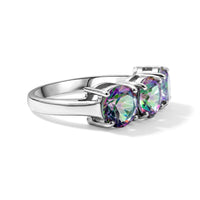 Mystic Topaz 3.60 ctw Ring in Sterling Silver (Size 7.0)