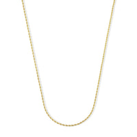 14K Yellow Gold 2.5mm Rope Chain Necklace (20 Inches) (3.90 g)