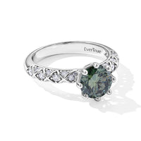 EverTrue Pink and White Moissanite 1.85 ctw Ring in Platinum Bond (Size 10.0)