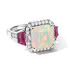 Ethiopian Welo Opal & Ruby