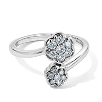 Luxuriant Lab Grown Diamond (G-H, SI) Bypass Ring in 18K Vermeil YG Over Sterling Silver (Size 10.0) 0.30 ctw