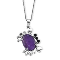 African Amethyst Pendant in Silvertone with Stainless Steel Necklace (20 Inches) 15.00 ctw 8666469
