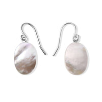 Mother Of Pearl Earring in Sterling Silver