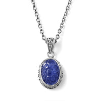 D''Joy Bali Legacy Tanzanite 7.75 ctw Pendant without Chain in Sterling Silver