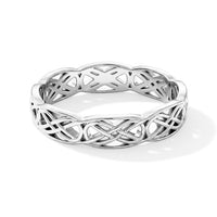 Filiagree Band Ring in Sterling Silver (Size 9.0) 2.60 Grams