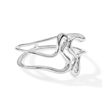 Abstract Ring in Sterling Silver (Size 6.0) 1.20 Grams