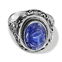 D''Joy Bali Legacy Tanzanite Ring in Sterling Silver (Size 10.0) 7.00 ctw