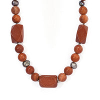 EverTrue Peacock Pearl (D) and Multi Gemstone 395.00 ctw Necklace in Platinum Bond 18 Inches