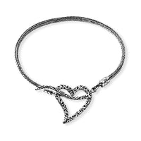 D''Joy Bali Legacy Tulang Naga Chain Bracelet in Sterling Silver (7.25 In) 8.90 Grams