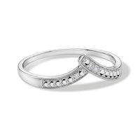 Diamond Accent Ring in Sterling Silver (Size 9.5)