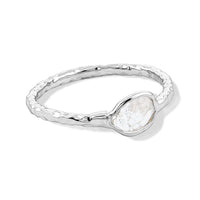 Diamond 0.15 ctw Ring in Sterling Silver (Size 6.0)