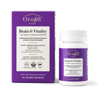 OroFill Brain & Vitality Tibetan Sea Buckthorn Extract Dietary Supplement (60 Vegan Capsules)