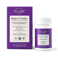 OroFill Brain & Vitality Tibetan Sea Buckthorn Extract Dietary Supplement (60 Vegan Capsules)