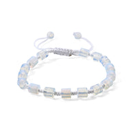 Gold Sandstone 30.00 ctw Cord Beaded Bareel Bracelet (6-9In)
