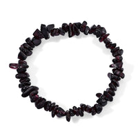 Mozambique Garnet 90.00 ctw Beaded Strecth Bracelet