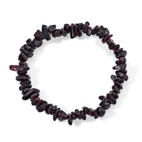 Mozambique Garnet 90.00 ctw Beaded Strecth Bracelet