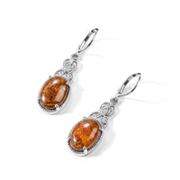 EverTrue Slice Agate 4.10 ctw Earrings in Stainless Steel