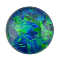 Certified and Appraised AAAA Natural Australian Black Ridge Opal (Rnd Free Size) 1.00 ctw