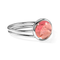 Kunzite 0.75 ctw Solitaire Ring in Sterling Silver (Size 9.0)