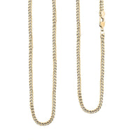 2.5mm Franco Chain Necklace in 10K Yellow Gold 6.40 Grams 24 Inches