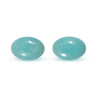 Amazonite Set of 2 (Ovl 7x5 mm) 0.75 ctw