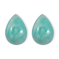 Amazonite Set of 2 (Pear 7x5 mm) 1.38 ctw