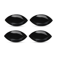 Thai Black Spinel Set of 4 (Mrq 6x3 mm) 1.25 ctw