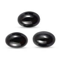 Thai Black Spinel Set of 3 (Ovl 7x5 mm) 2.89 ctw