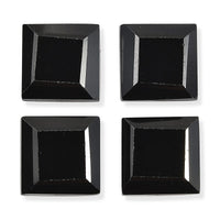 Thai Black Spinel Set of 4 (Sqr 5 mm) 3.81 ctw