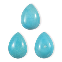 Blue Ridge Turquoise Set of 3 (Pear 7x5 mm) 2.12 ctw